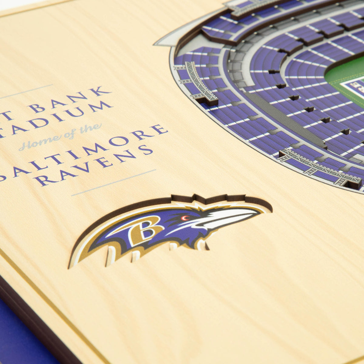 NFL Baltimore Ravens You the fan 5-Layer Stadium View Wall Art