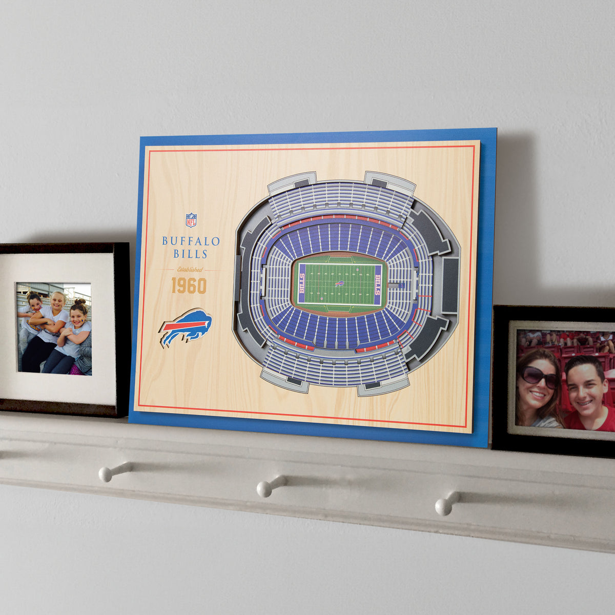 NFL Buffalo Bills You the fan 5-Layer Stadium View Wall Art