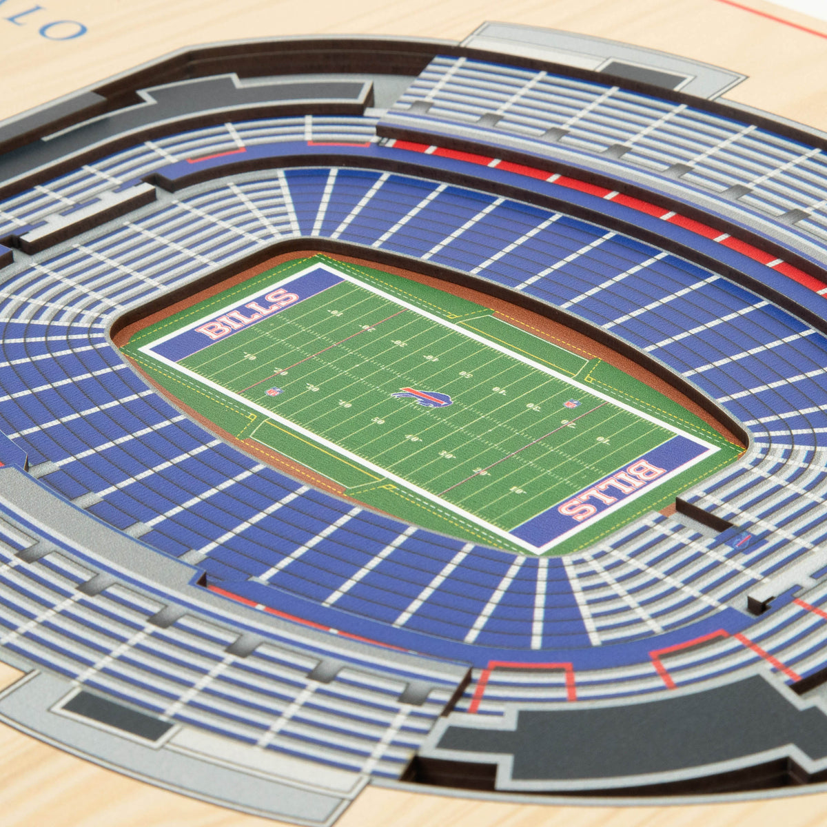 NFL Buffalo Bills You the fan 5-Layer Stadium View Wall Art