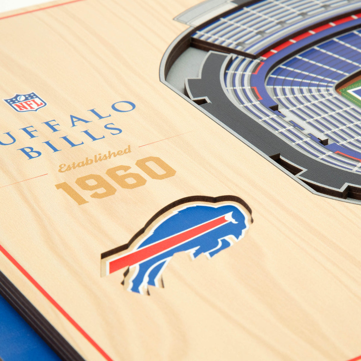 NFL Buffalo Bills You the fan 5-Layer Stadium View Wall Art
