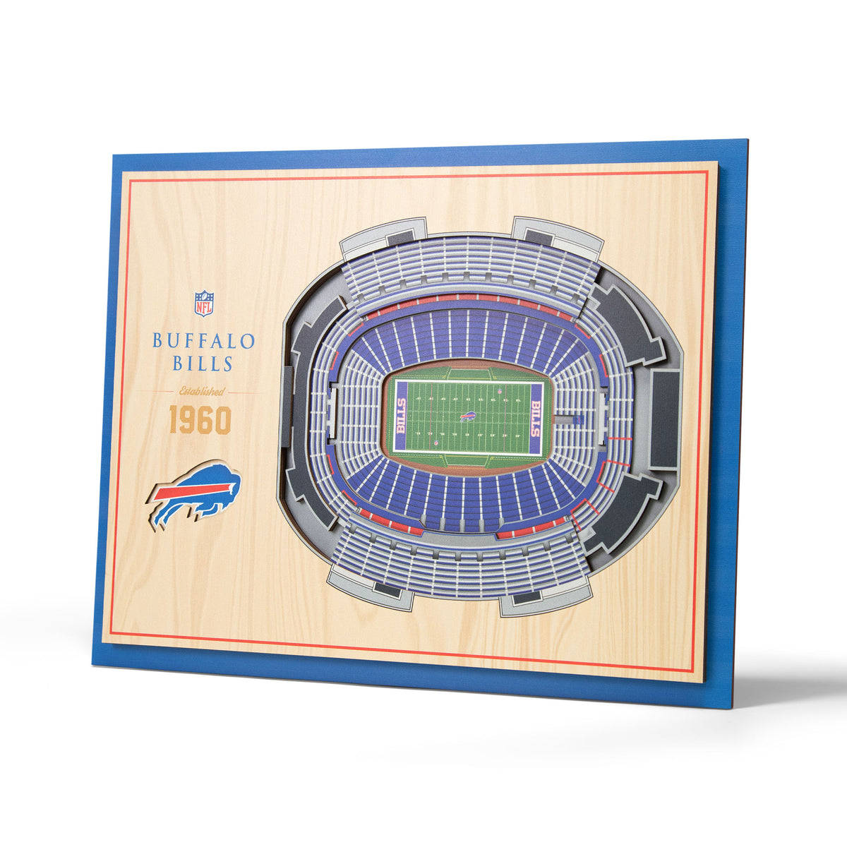 NFL Buffalo Bills You the fan 5-Layer Stadium View Wall Art