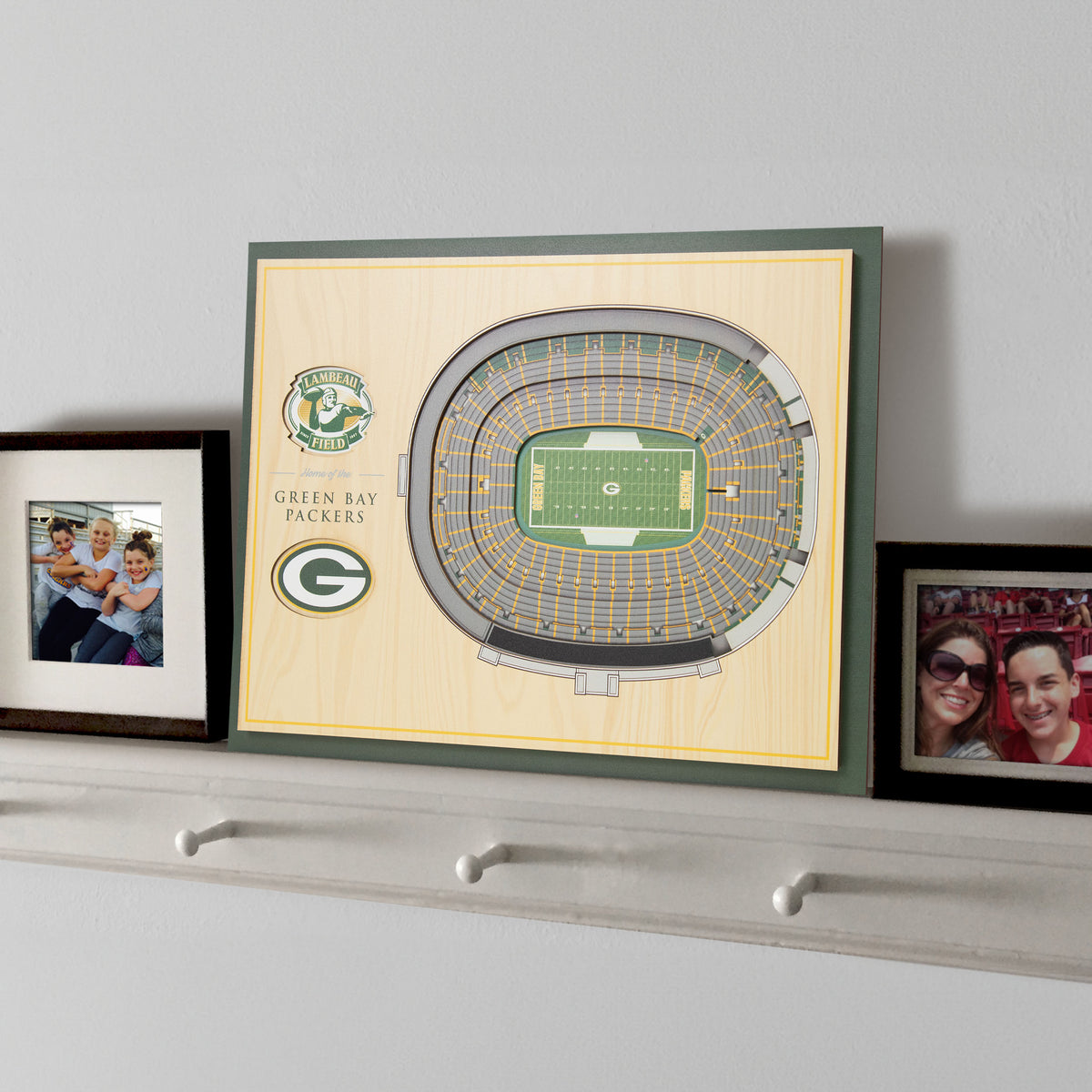 NFL Green Bay Packers You the fan 5-Layer Stadium View Wall Art