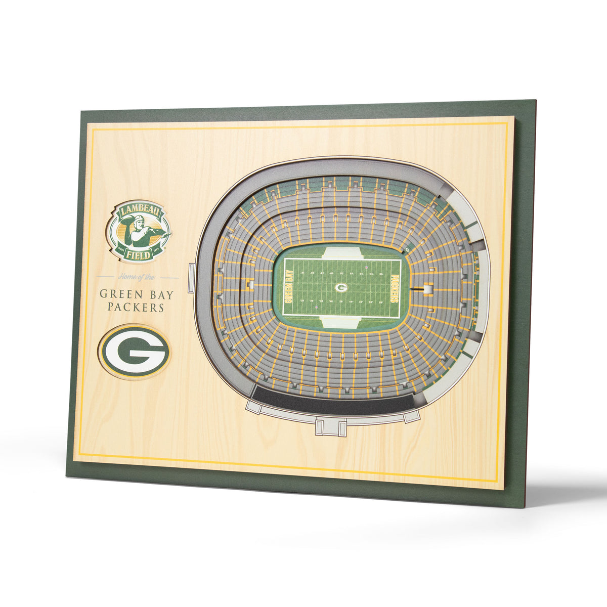 NFL Green Bay Packers You the fan 5-Layer Stadium View Wall Art