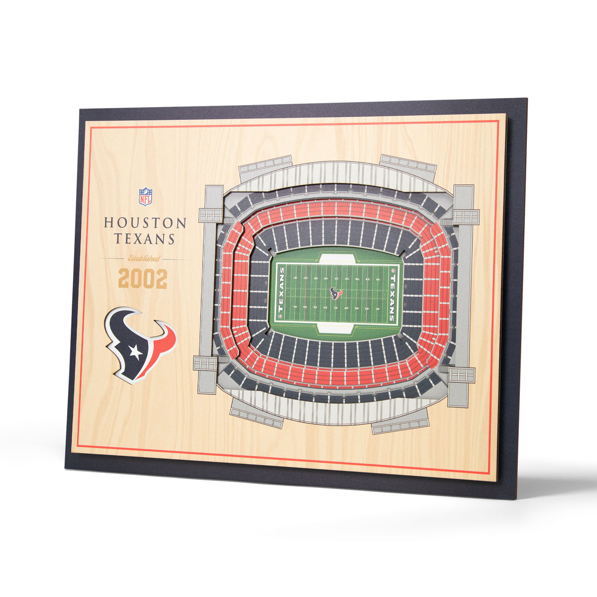 NFL Houston Texans You the fan 5-Layer Stadium View Wall Art