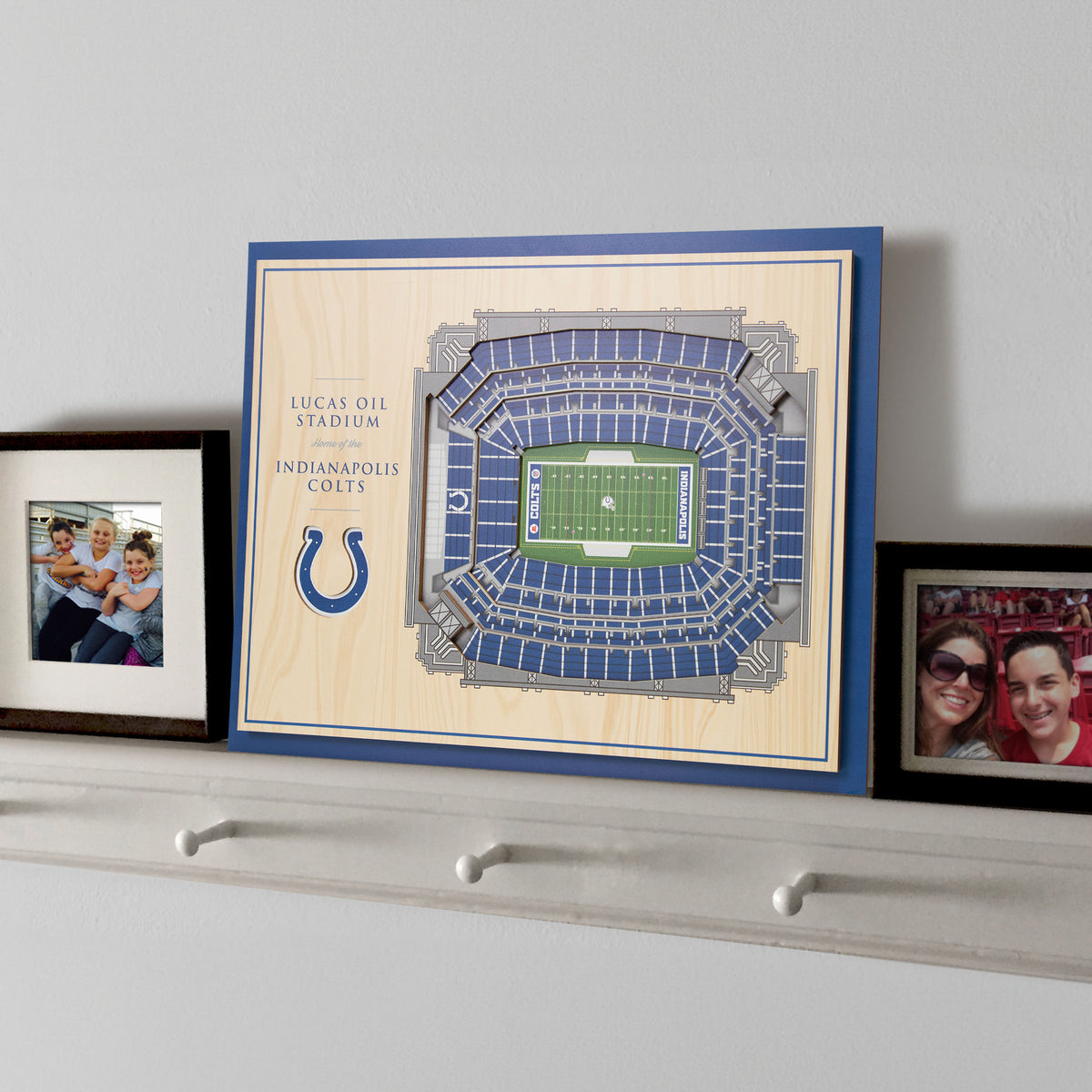 NFL Indianapolis Colts You the fan 5-Layer Stadium View Wall Art