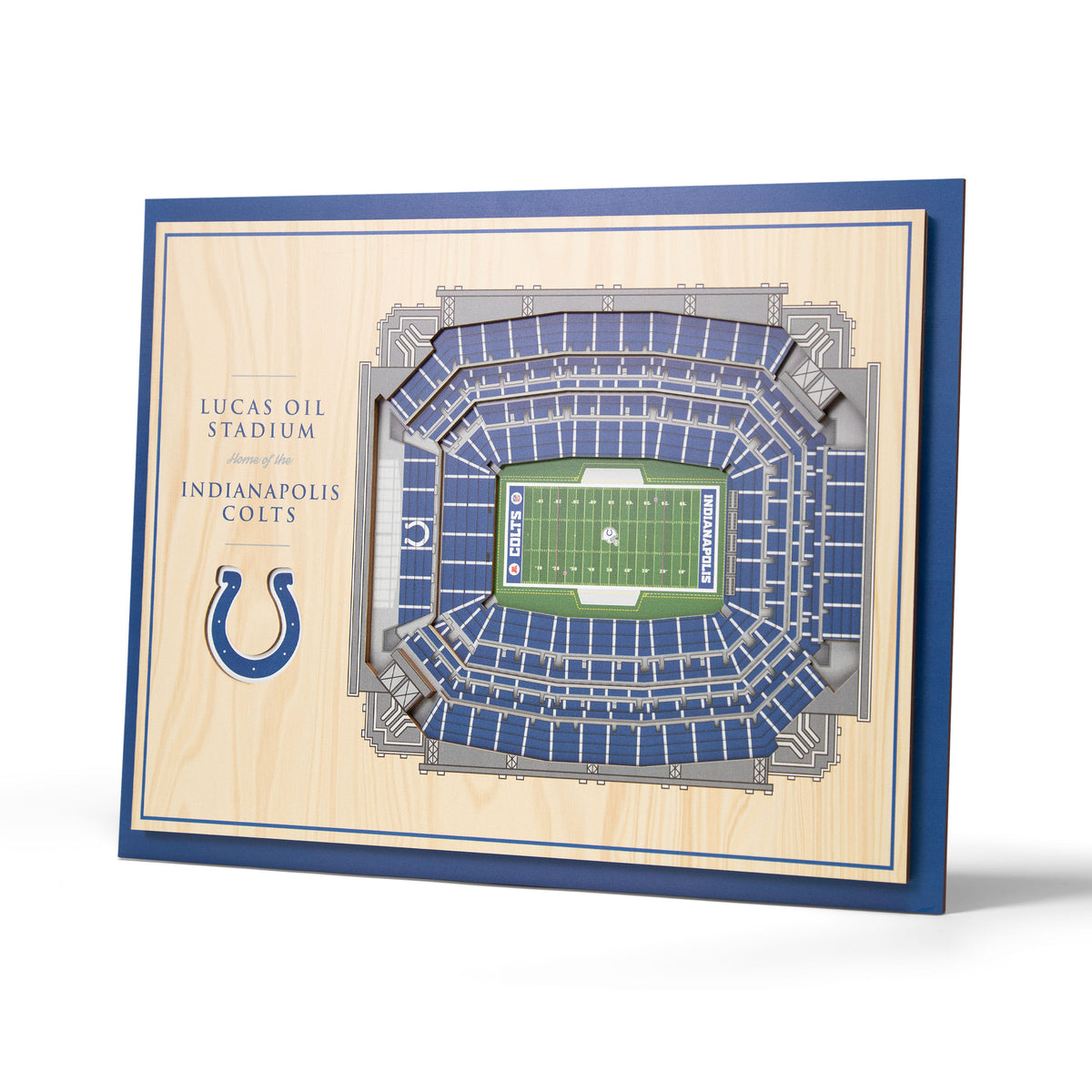 NFL Indianapolis Colts You the fan 5-Layer Stadium View Wall Art