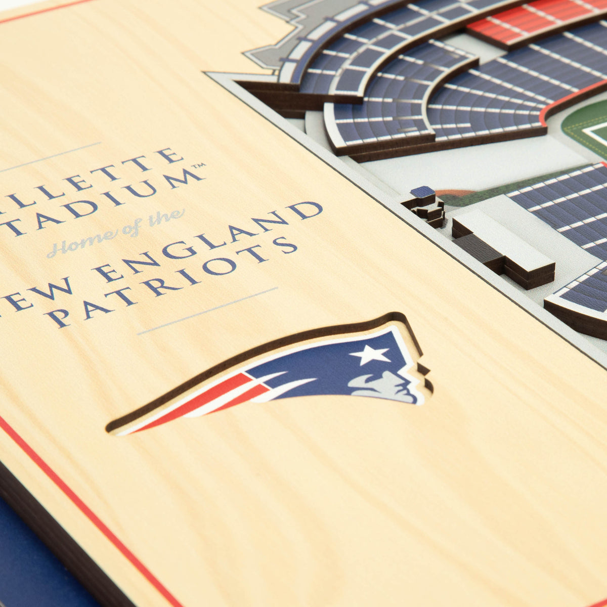 NFL New England Patriots You the fan 5-Layer Stadium View Wall Art