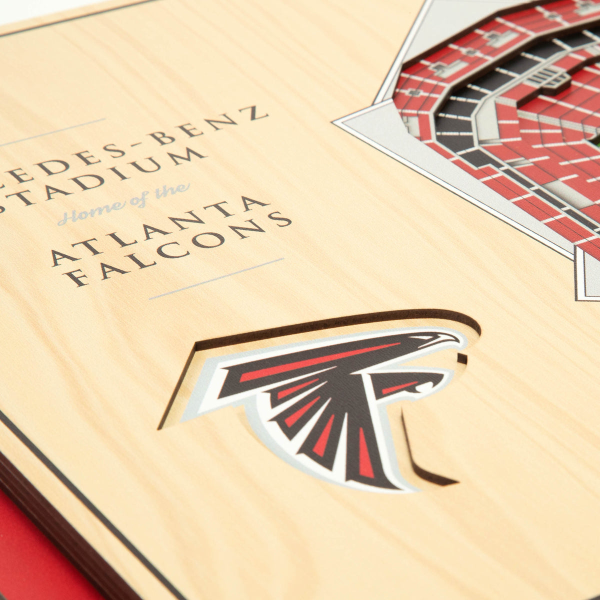 NFL Atlanta Falcons You the fan 5-Layer Stadium View Wall Art