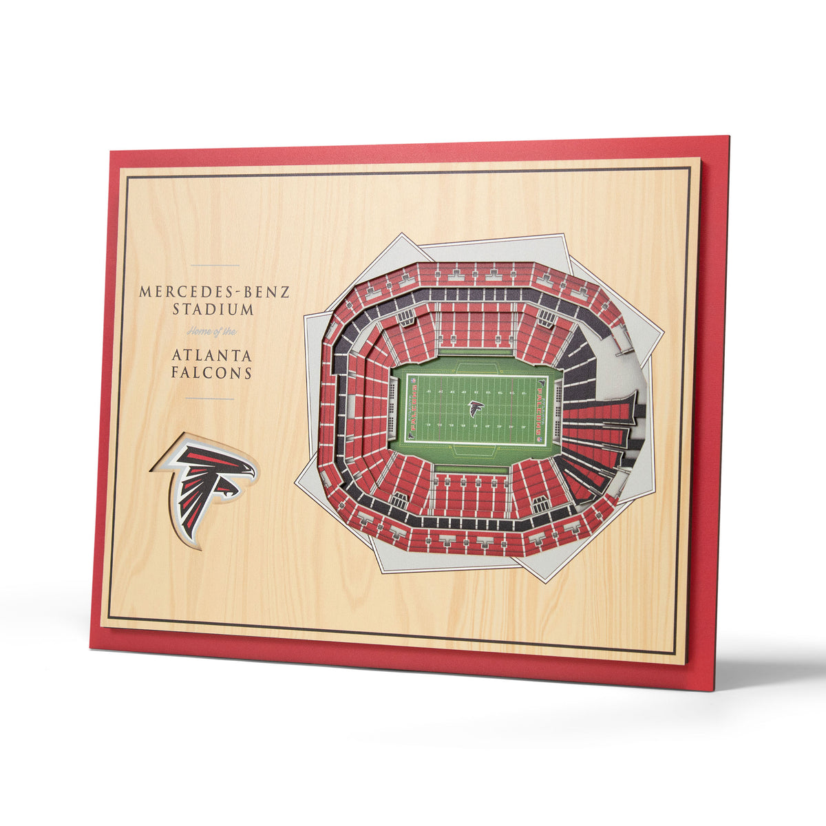 NFL Atlanta Falcons You the fan 5-Layer Stadium View Wall Art