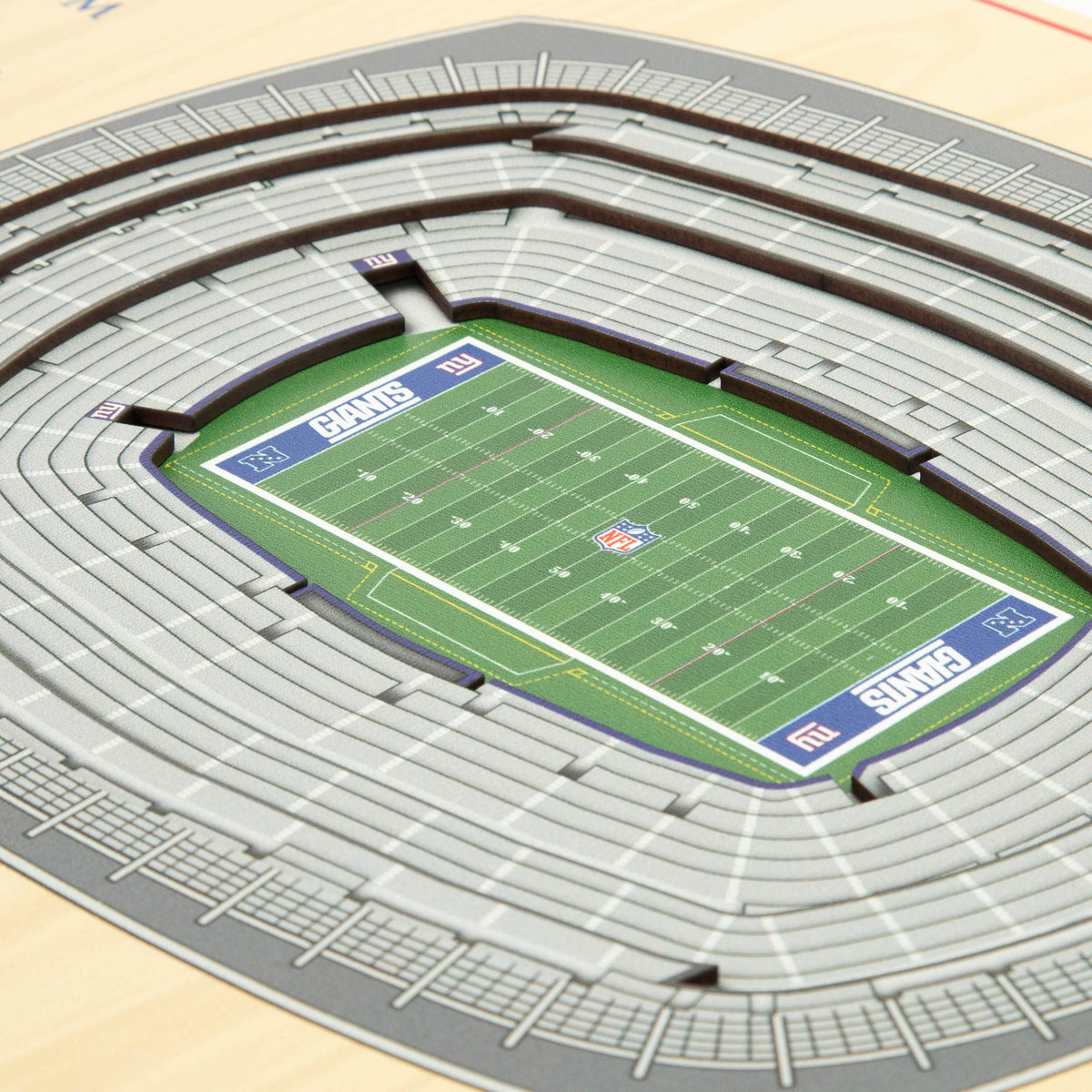 NFL New York Giants You the fan 5-Layer Stadium View Wall Art