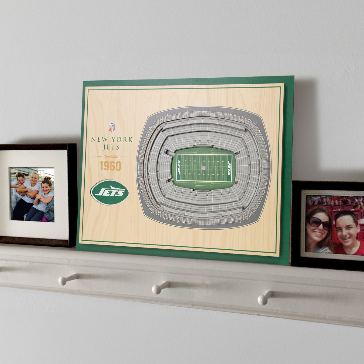 NFL New York Jets You the fan 5-Layer Stadium View Wall Art