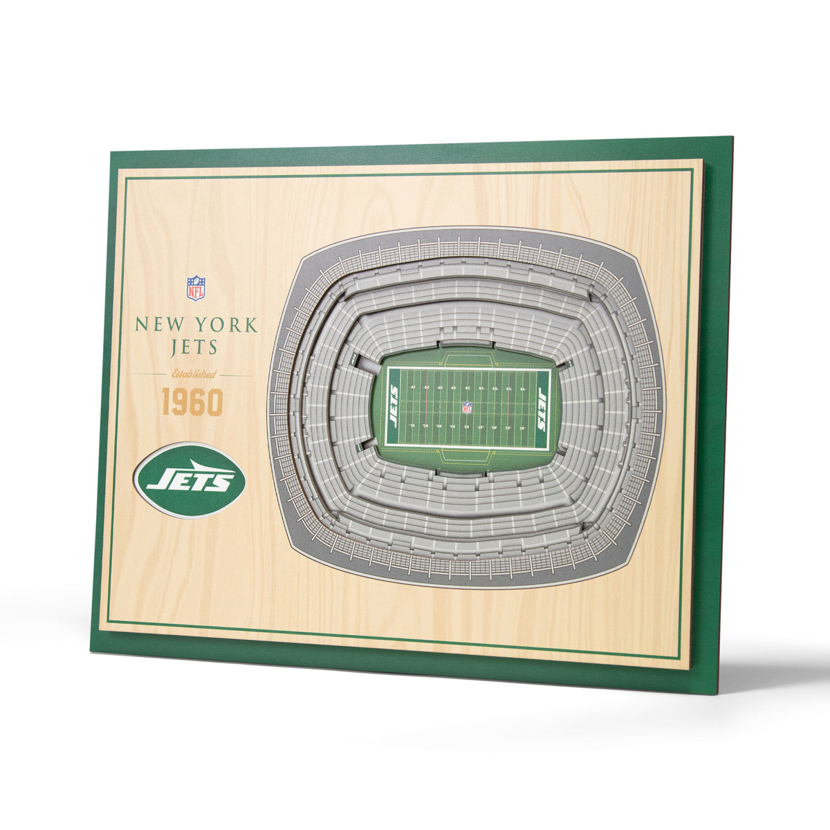 NFL New York Jets You the fan 5-Layer Stadium View Wall Art