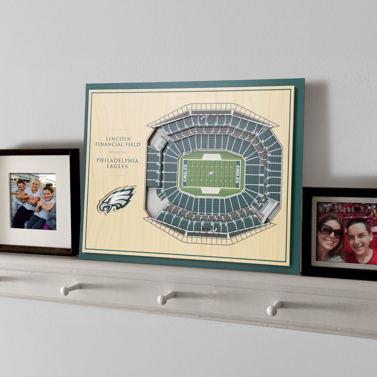 NFL Philadelphia Eagles You the fan 5-Layer Stadium View Wall Art
