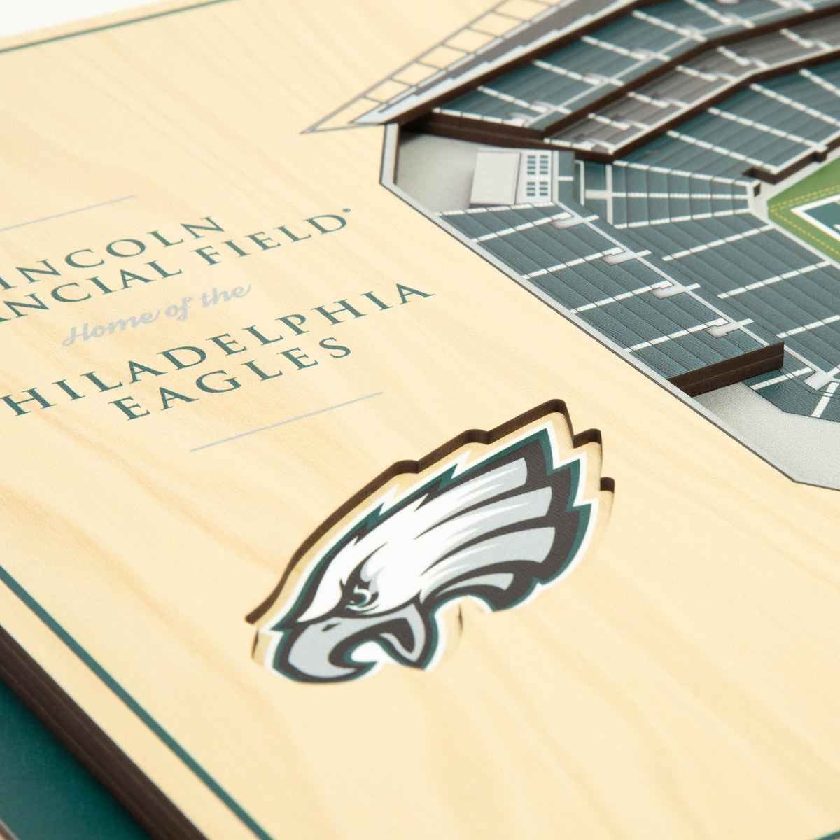 NFL Philadelphia Eagles You the fan 5-Layer Stadium View Wall Art