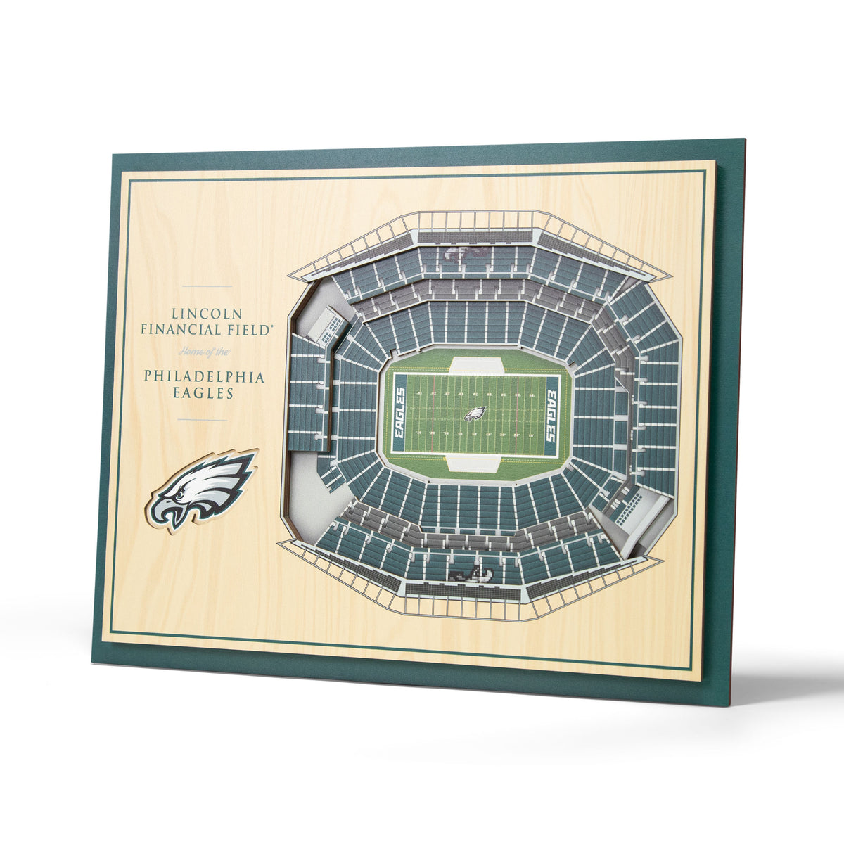 NFL Philadelphia Eagles You the fan 5-Layer Stadium View Wall Art