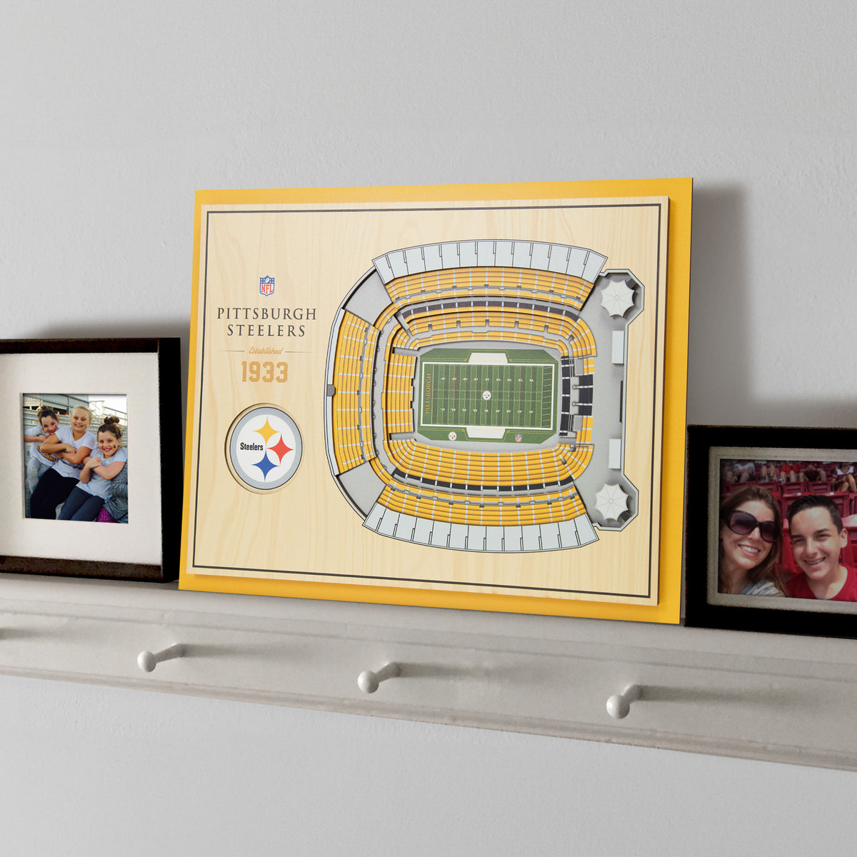 NFL Pittsburgh Steelers You the fan 5-Layer Stadium View Wall Art