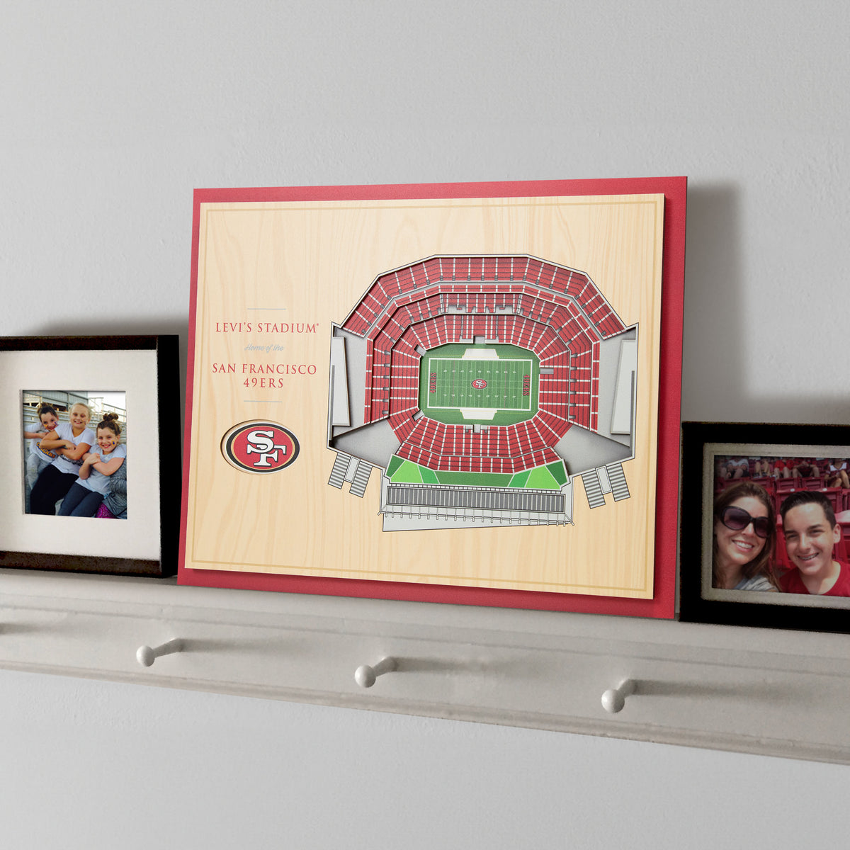 NFL San Francisco 49ers You the fan 5-Layer Stadium View Wall Art