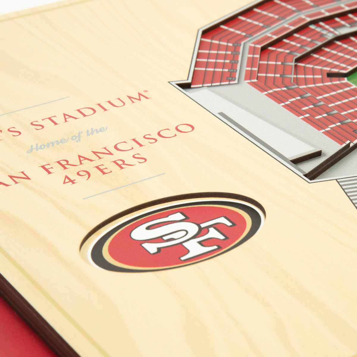 NFL San Francisco 49ers You the fan 5-Layer Stadium View Wall Art