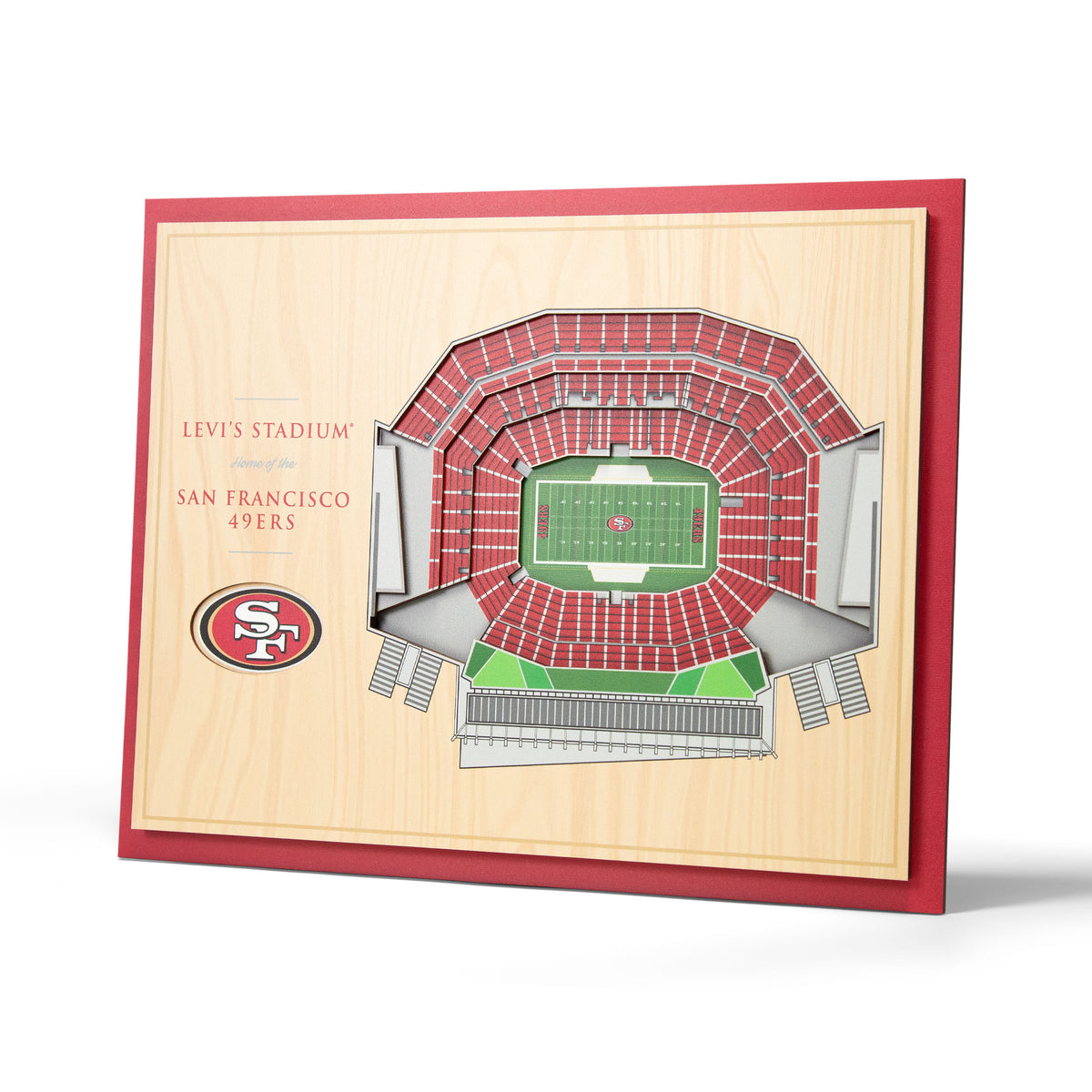 NFL San Francisco 49ers You the fan 5-Layer Stadium View Wall Art