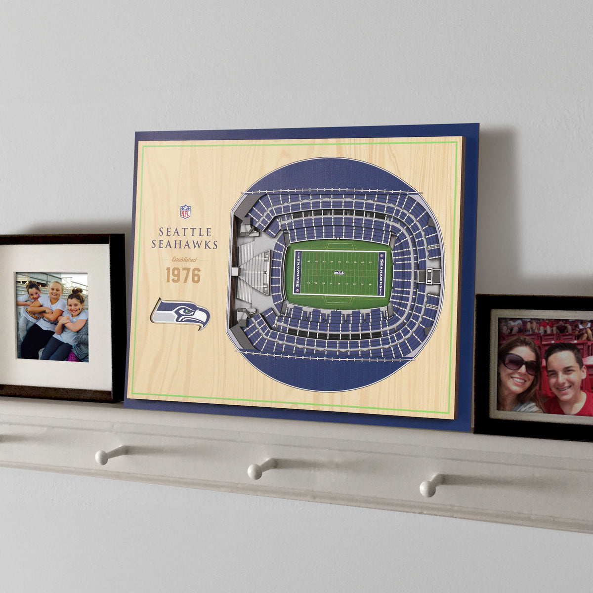 NFL Seattle Seahawks You the fan 5-Layer Stadium View Wall Art