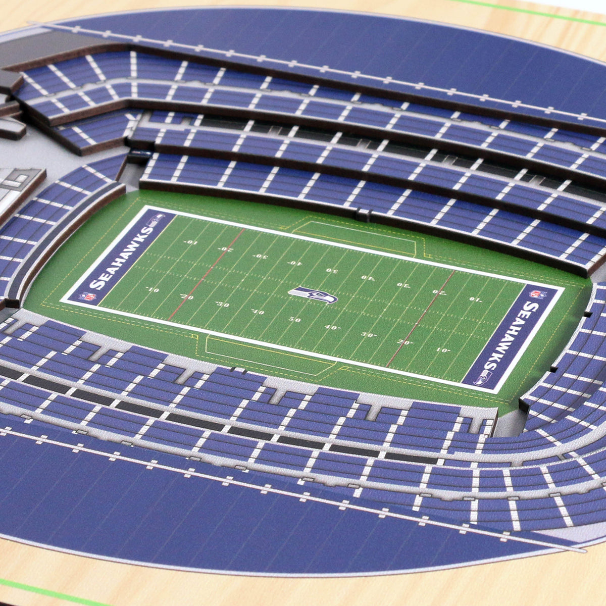 NFL Seattle Seahawks You the fan 5-Layer Stadium View Wall Art
