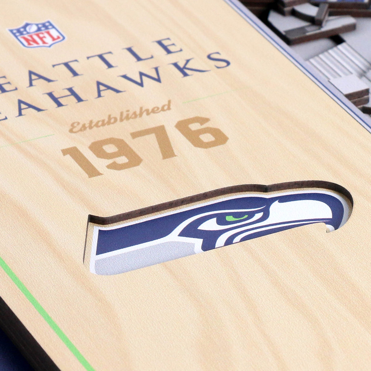 NFL Seattle Seahawks You the fan 5-Layer Stadium View Wall Art