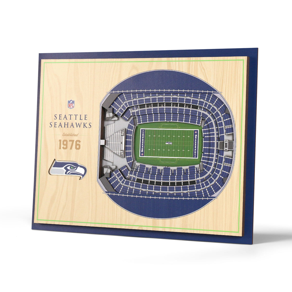 NFL Seattle Seahawks You the fan 5-Layer Stadium View Wall Art