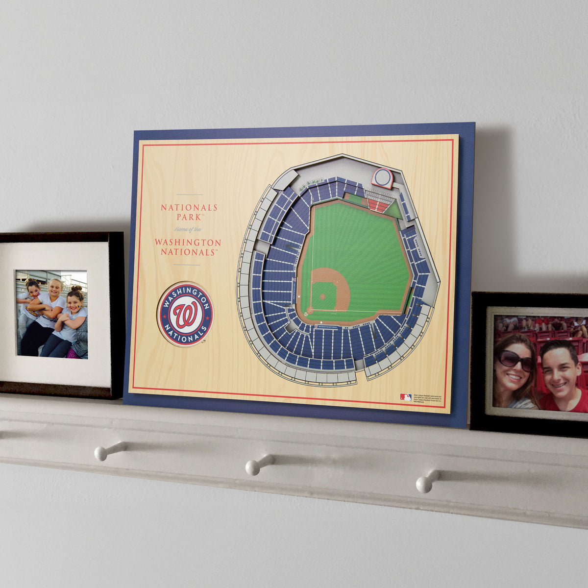 MLB Washington Nationals You the Fan 5-Layer 3D Stadium View Wall Art