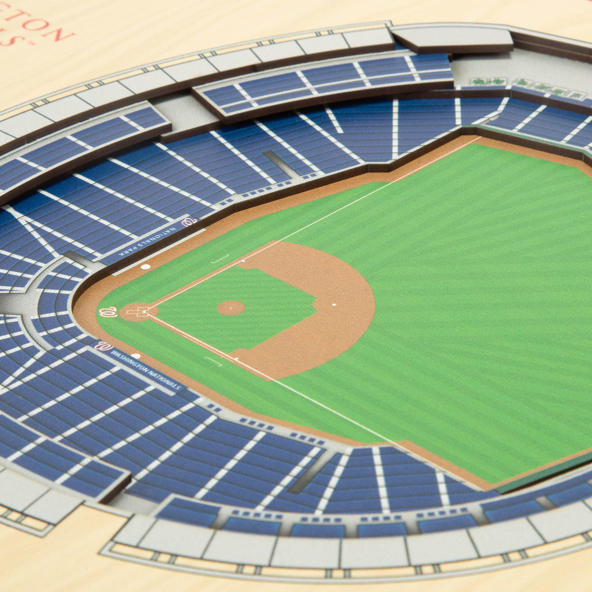 MLB Washington Nationals You the Fan 5-Layer 3D Stadium View Wall Art