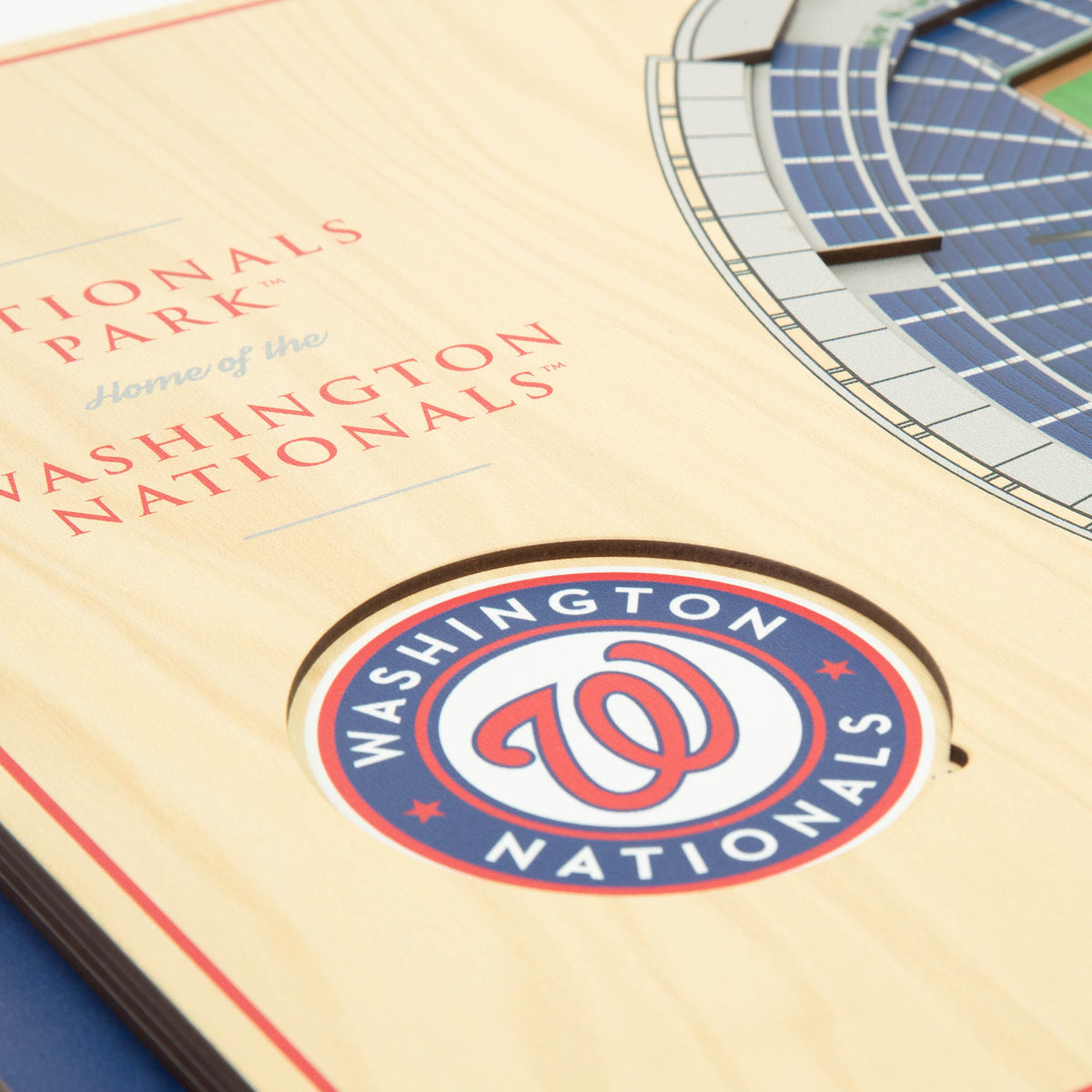 MLB Washington Nationals You the Fan 5-Layer 3D Stadium View Wall Art