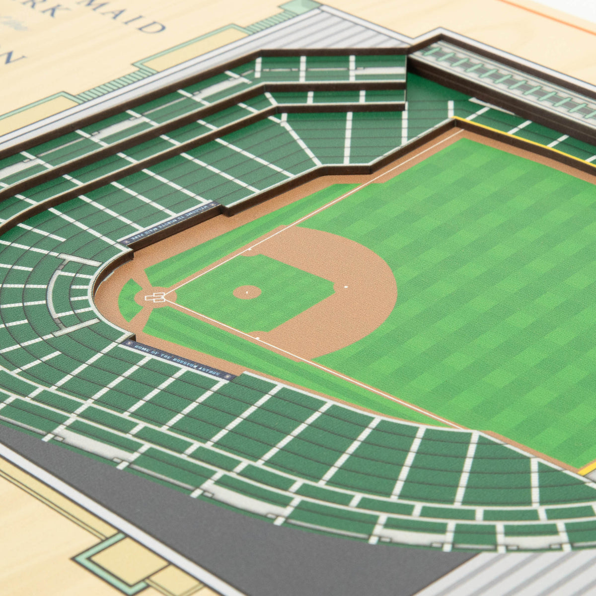 MLB Houston Astros You the Fan 5-Layer 3D Stadium View Wall Art