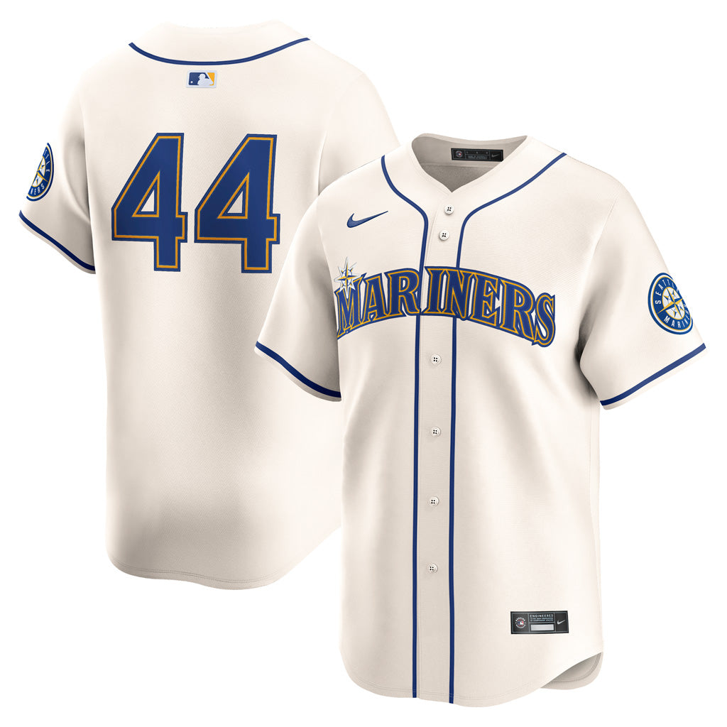 MLB Seattle Mariners Julio Rodriguez Nike Alternate 2 Limited Jersey - Cream