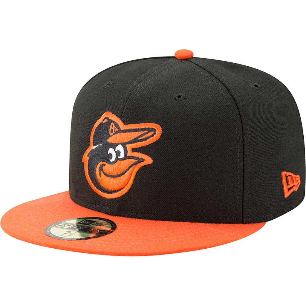 MLB Baltimore Orioles New Era Authentic Collection Road On-Field 59FIFTY Fitted Hat - Black