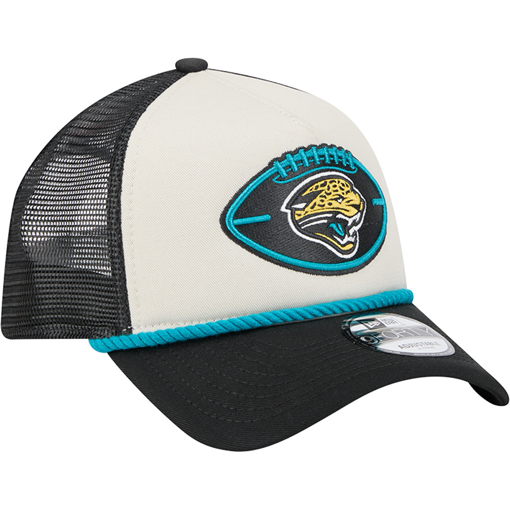 NFL Jacksonville Jaguars 2024/25 Sideline Historic A-Frame 9FORTY Snapback Hat
