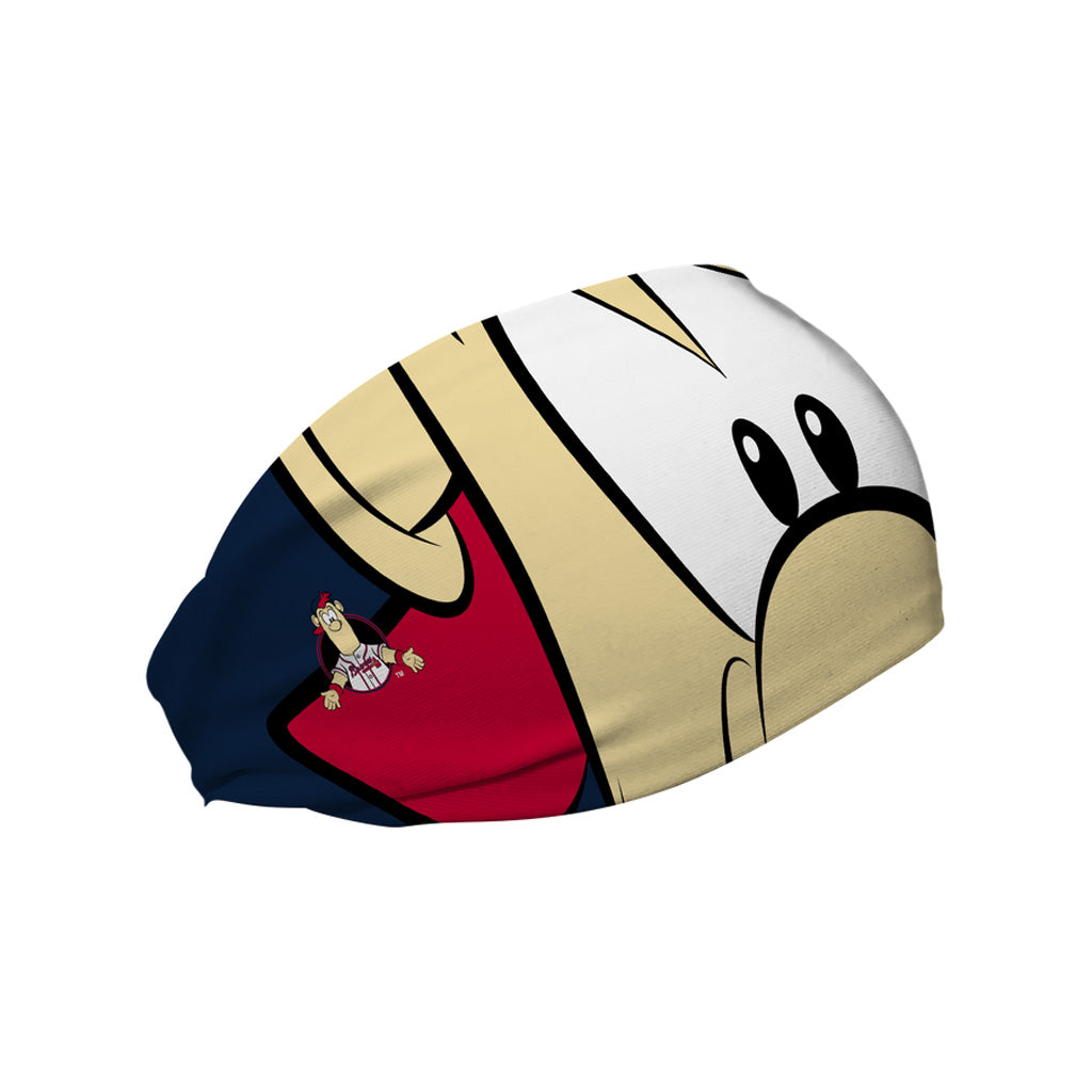 MLB Atlanta Braves Vertical Athletics Mascot Stare Headband - Navy