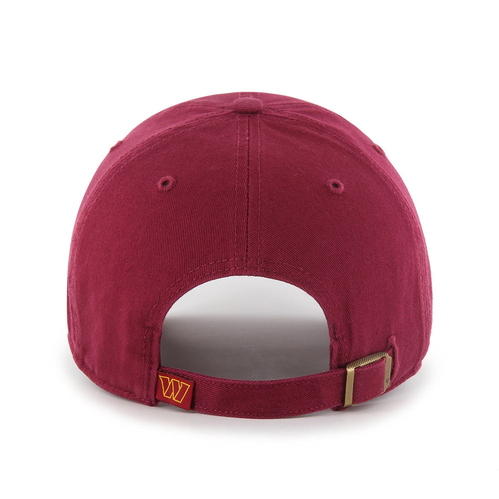 NFL Washington Commanders '47 Clean Up Adjustable Hat - Maroon