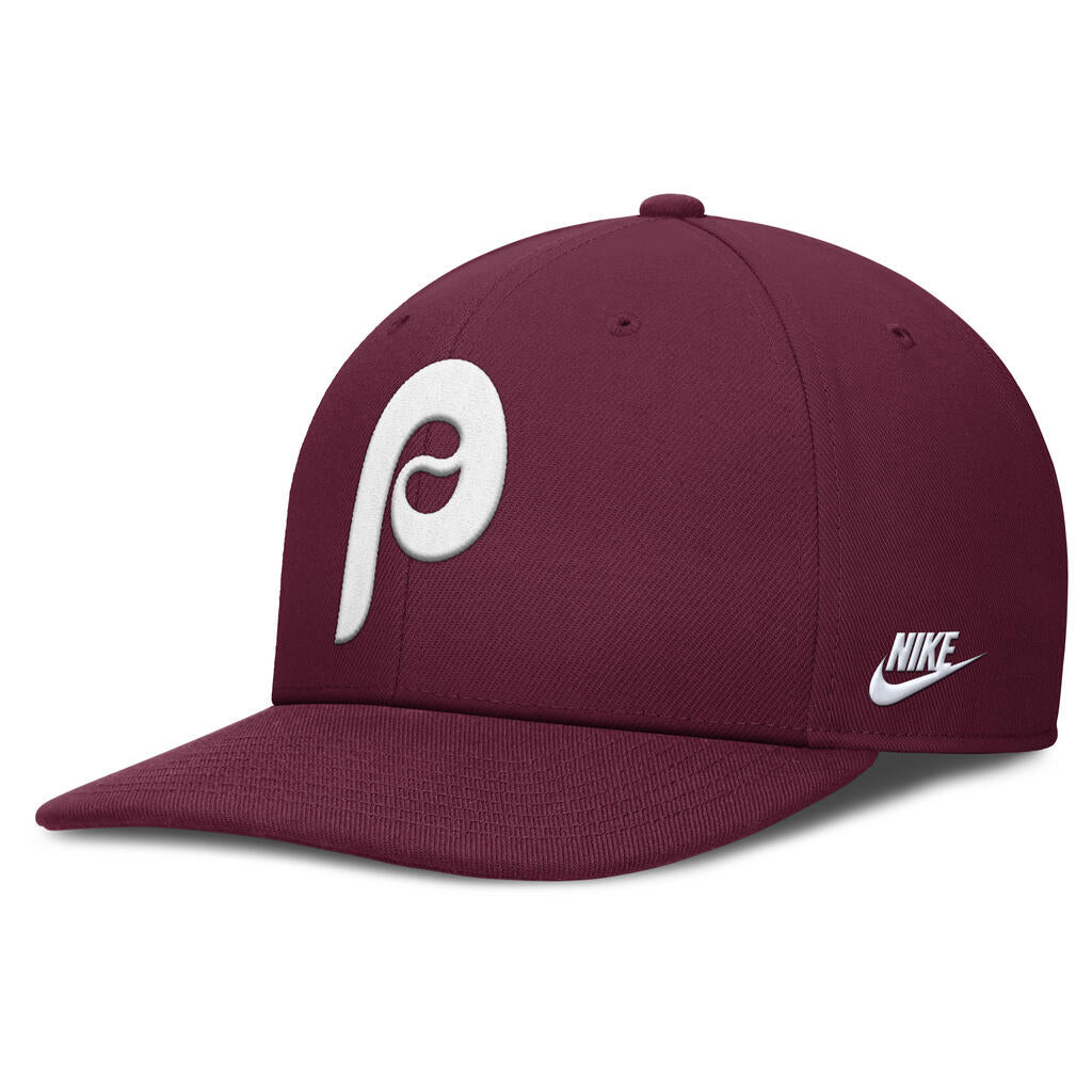 MLB Philadelphia Phillies Nike Coopertsown Dri-Fit Snapback Hat - Maroon