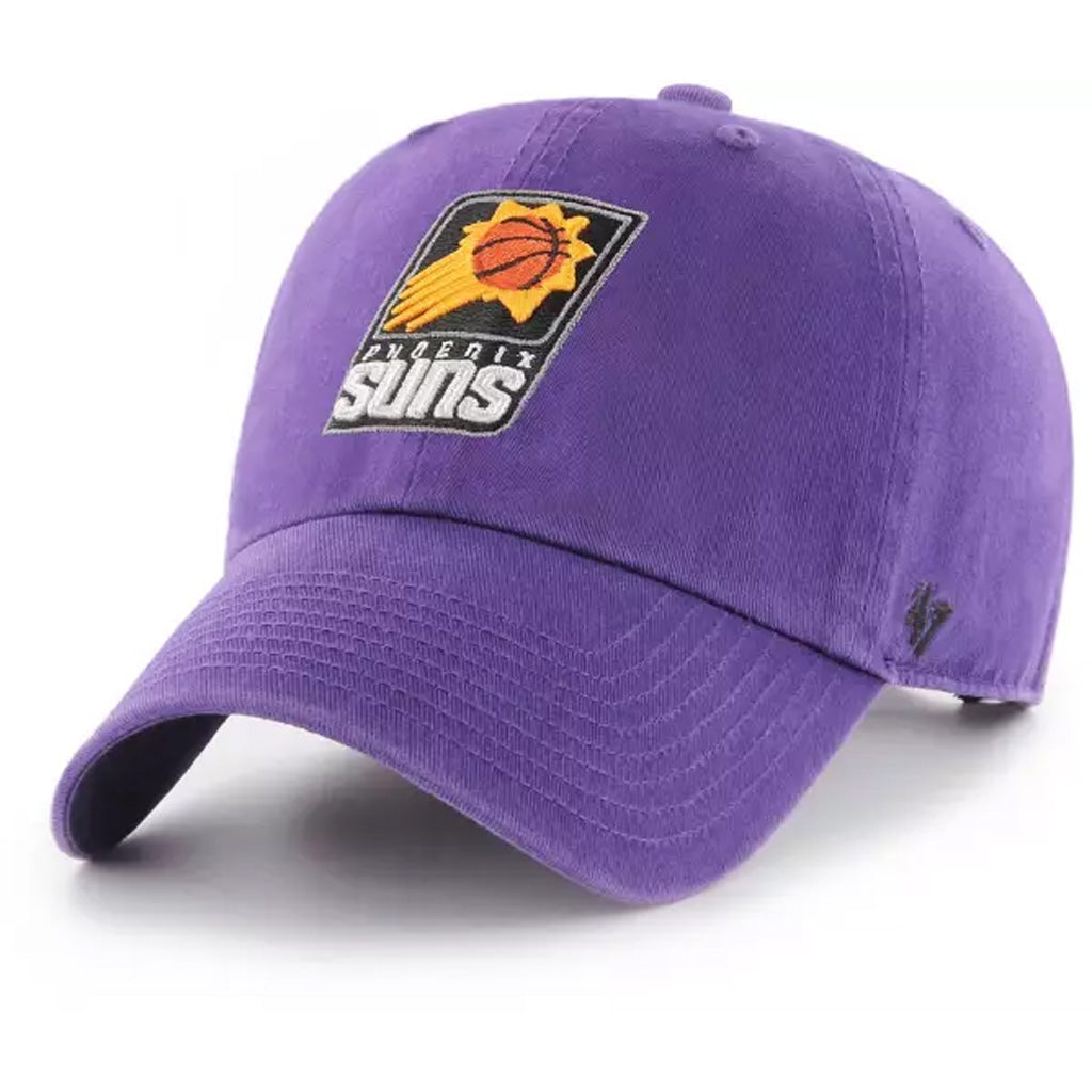 NBA Phoenix Suns '47 Brand Primary Logo Clean Up Hat - Purple