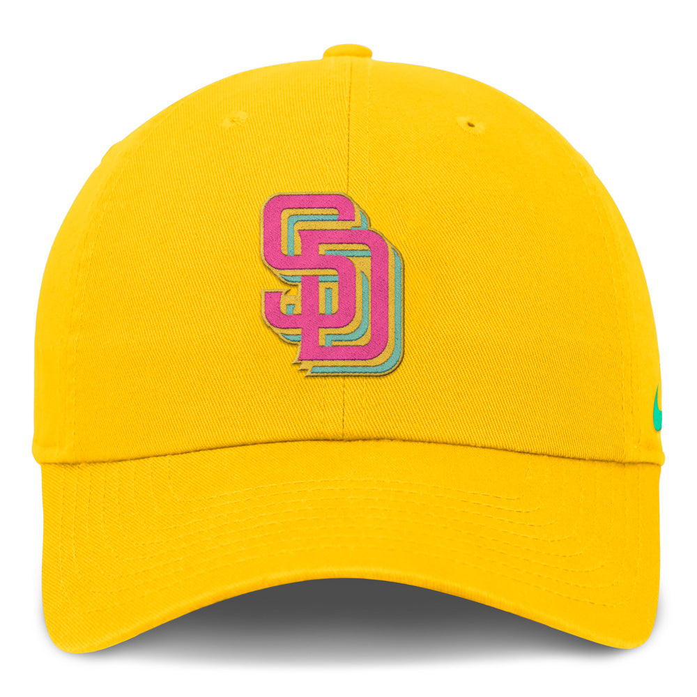 MLB San Diego Padres Nike City Connect Club Adjustable Hat - Yellow