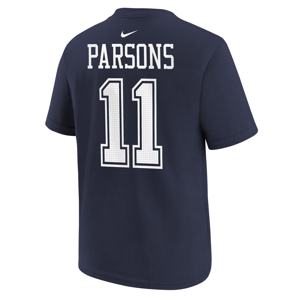 NFL Dallas Cowboys Michas Parsons Youth Nike Name &amp; Number T-Shirt - Navy