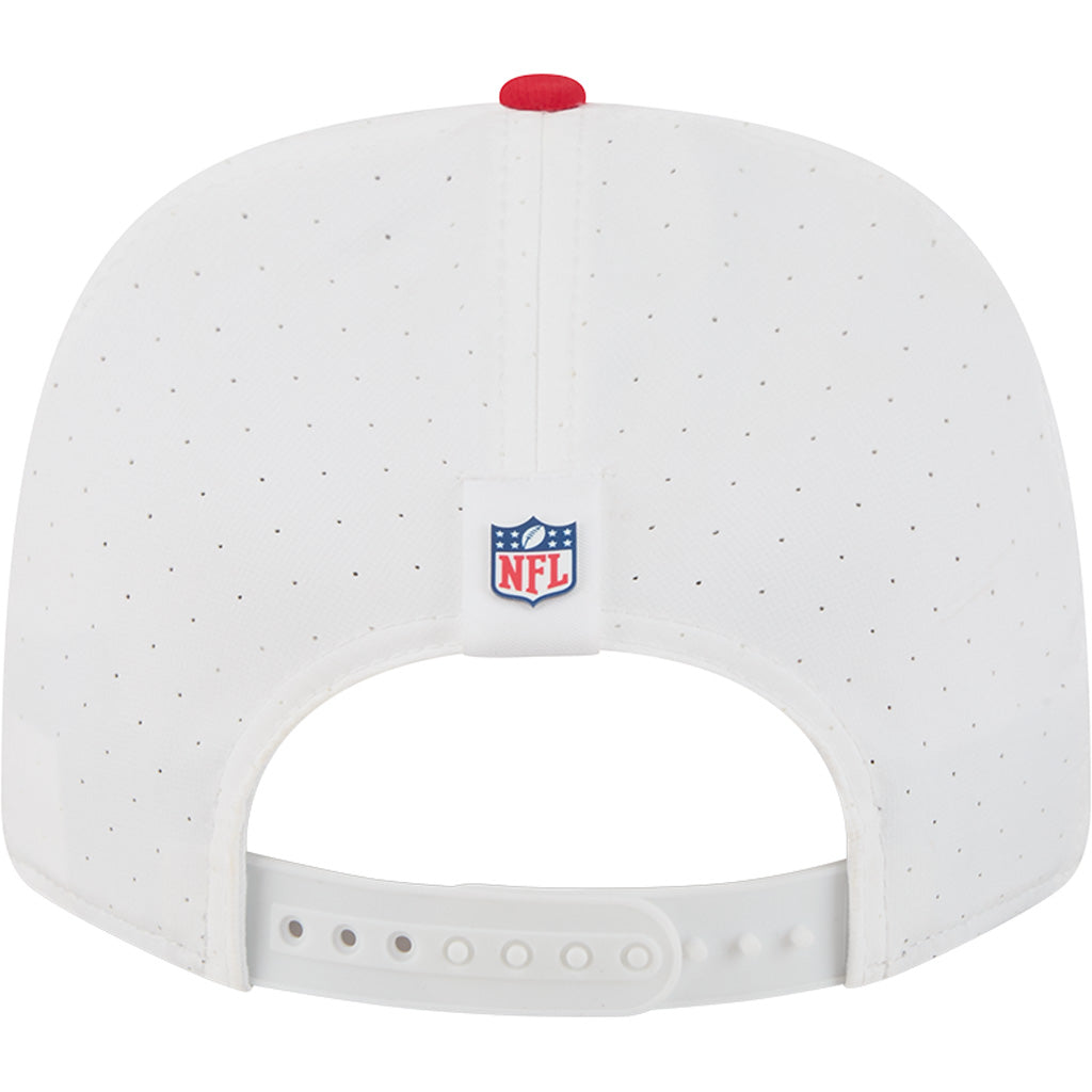 NFL Kansas City Chiefs New Era 2025 Training 9SEVENTY Stretch-Snapback Hat - White