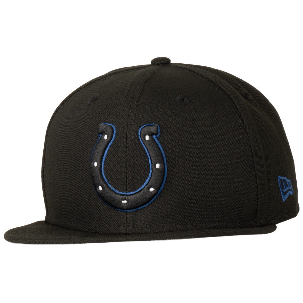 NFL Indianapolis Colts New Era Team Color Pop 9FIFTY Snapback Hat - Black