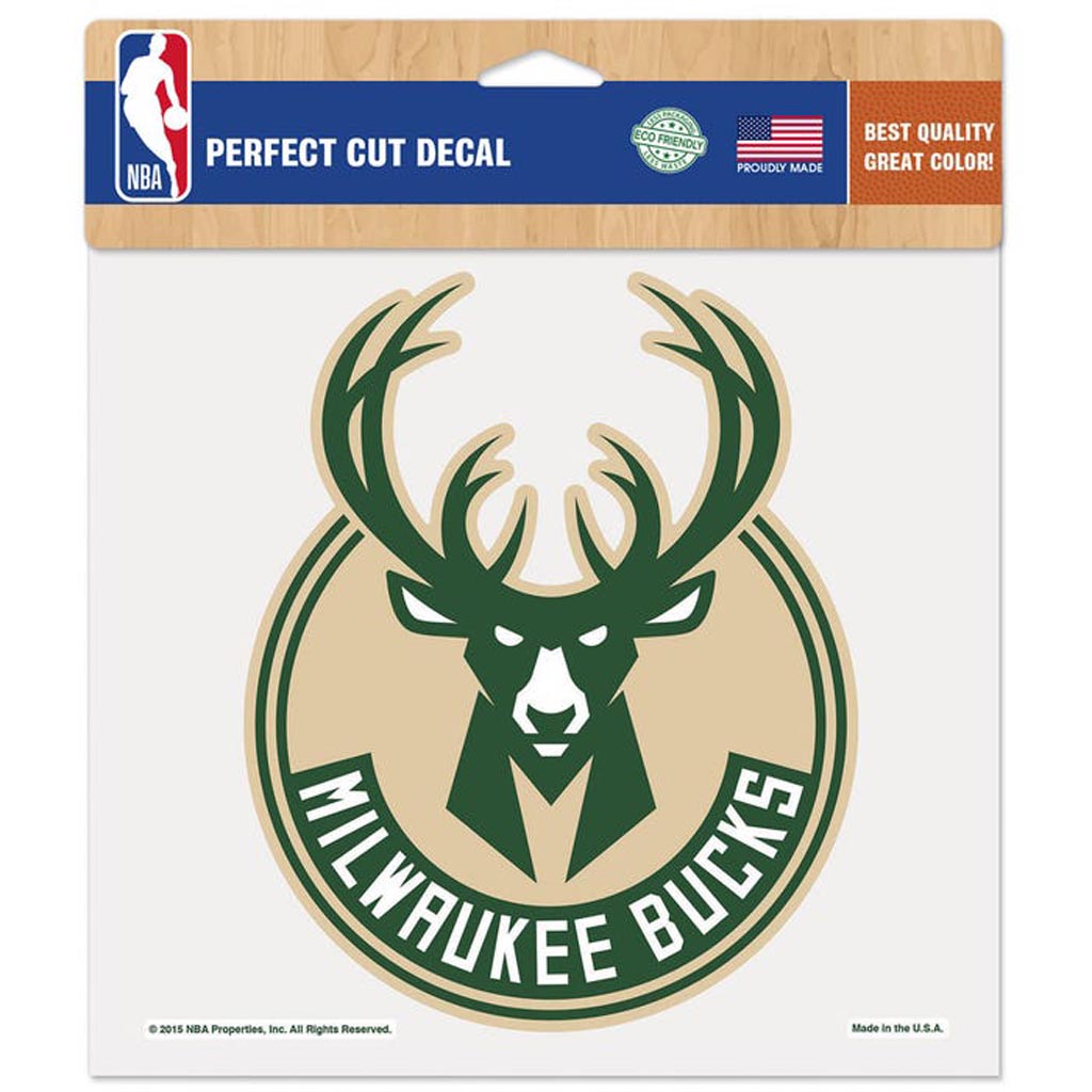 NBA Milwaukee Bucks WinCraft 8" x 8" Decal