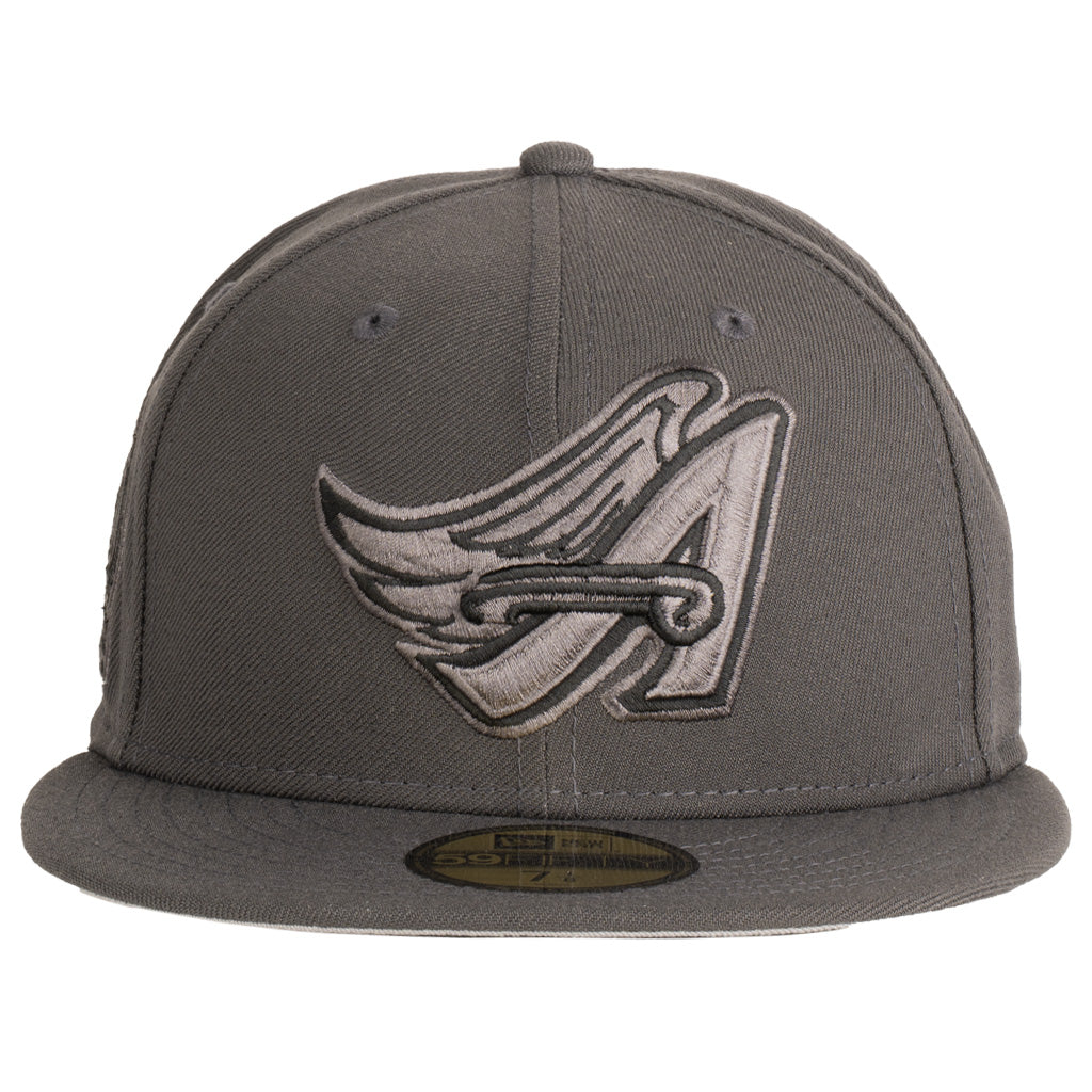 MLB Los Angeles Angels New Era Tonal Graphite 59FIFTY Fitted Hat - Graphite