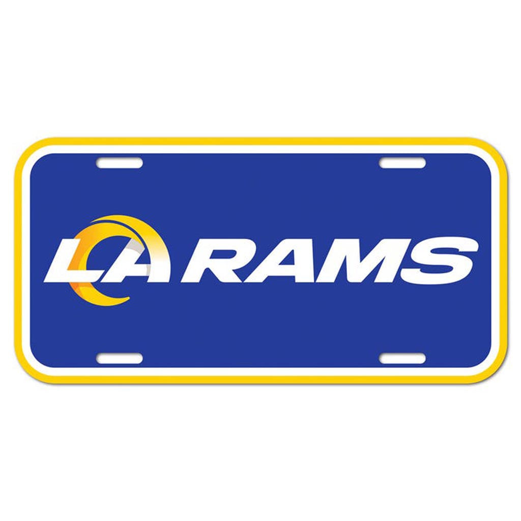 NFL Los Angeles Rams WinCraft License Plate