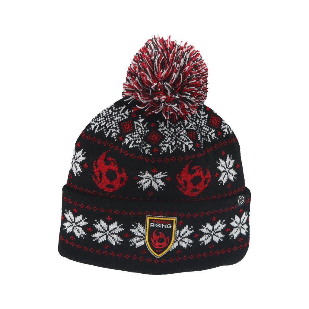 Phoenix Rising Zephyr Klondike Knit Hat - Black
