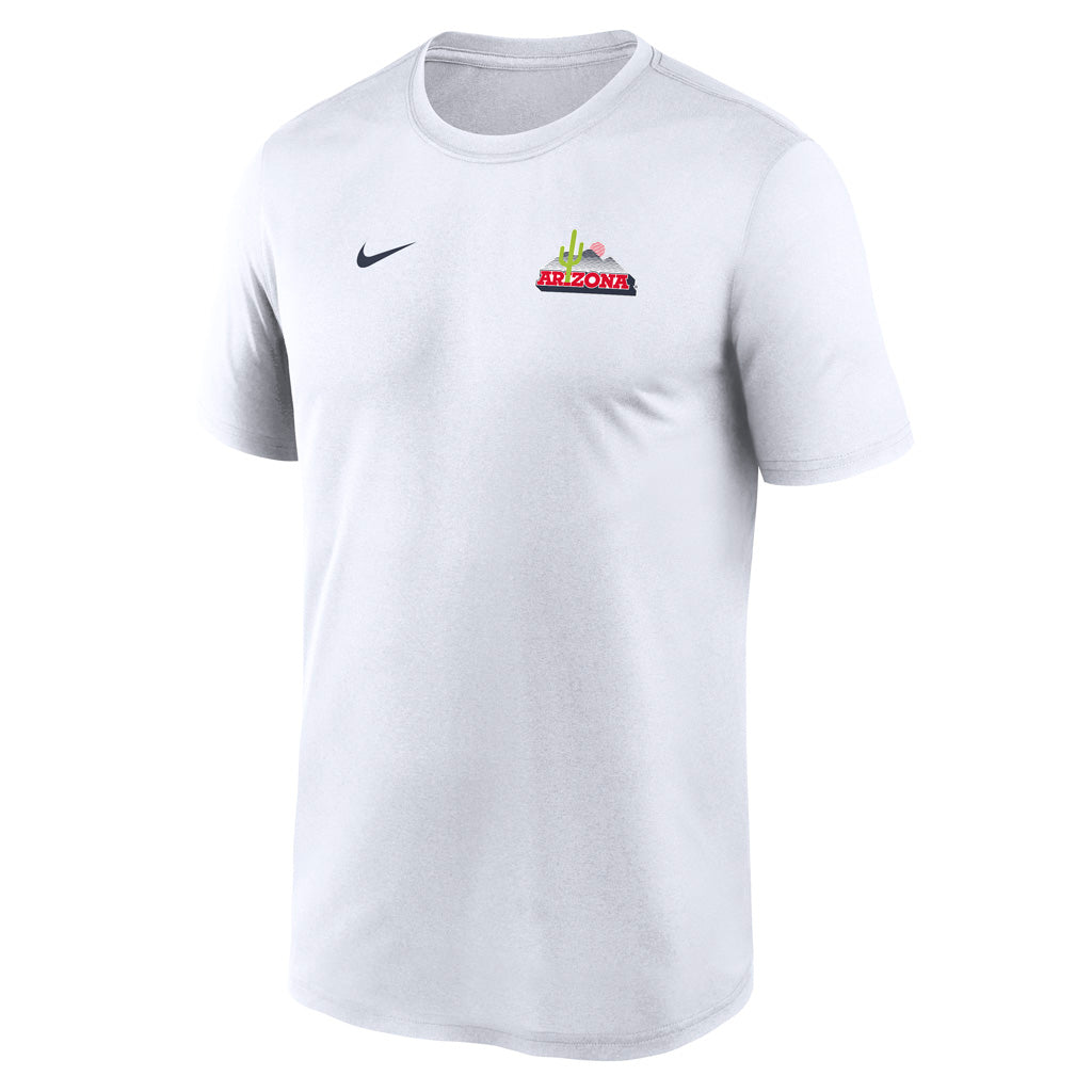 NCAA Arizona Wildcats Nike Small Vault Logo Legend T-Shirt - White