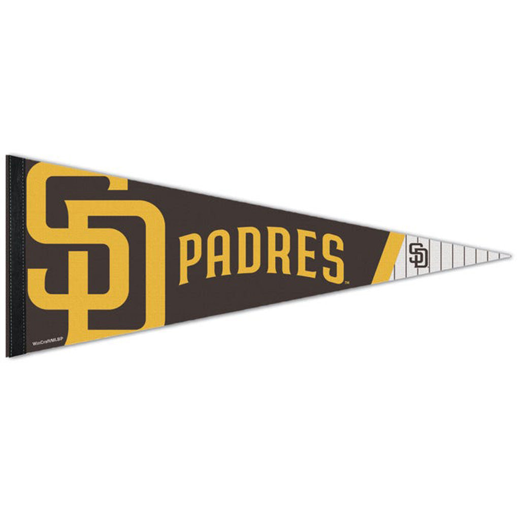 MLB San Diego Padres WinCraft Stripe Premium Pennant - Brown