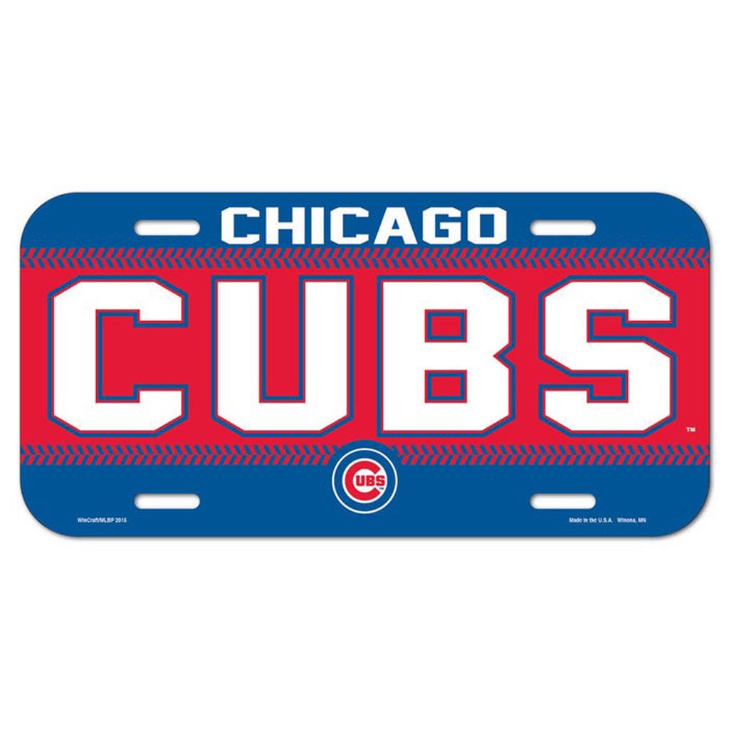 MLB Chicago Cubs WinCraft License Plate