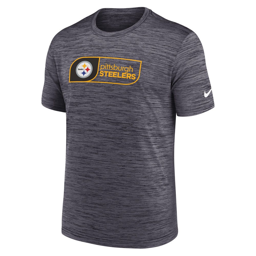 NFL Pittsburgh Steelers Nike Jock Tag Velocity T-Shirt - Black